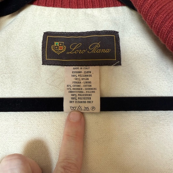 Loro Piana Vintage Red Quilted Vest - Size 44 - Picture 3 of 8